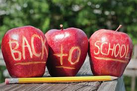Back to school apple image
